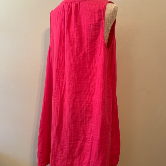 Time and Tru Fuchsia Sleeveless dress/swim suit cover up - Picture 4 of 5